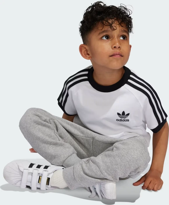adidas Adicolor Trefoil T-Shirt kurzarm weiß (Junior)