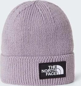 The North Face Logo Box mit Umschlag Beanie transcendent grey