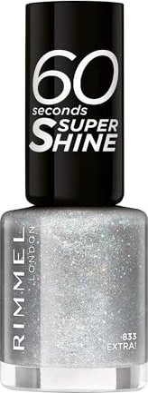 Rimmel 60 Seconds Super Shine Nagellack 833 Extra!, 8ml