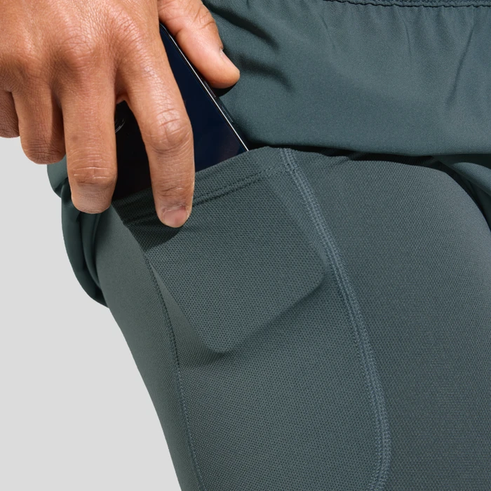 Odlo Zeroweight 5 Inch 2in1 Fahrradhose kurz dark slate (Herren)