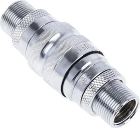 Alphacool Eiszapfen G1/4" Schnellverschluss mit Schottverschraubung, verchromt