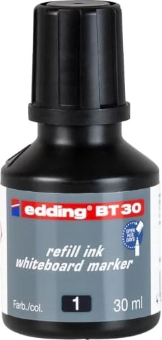edding BT30 Whiteboardmarker Tintenflasche schwarz, 30ml