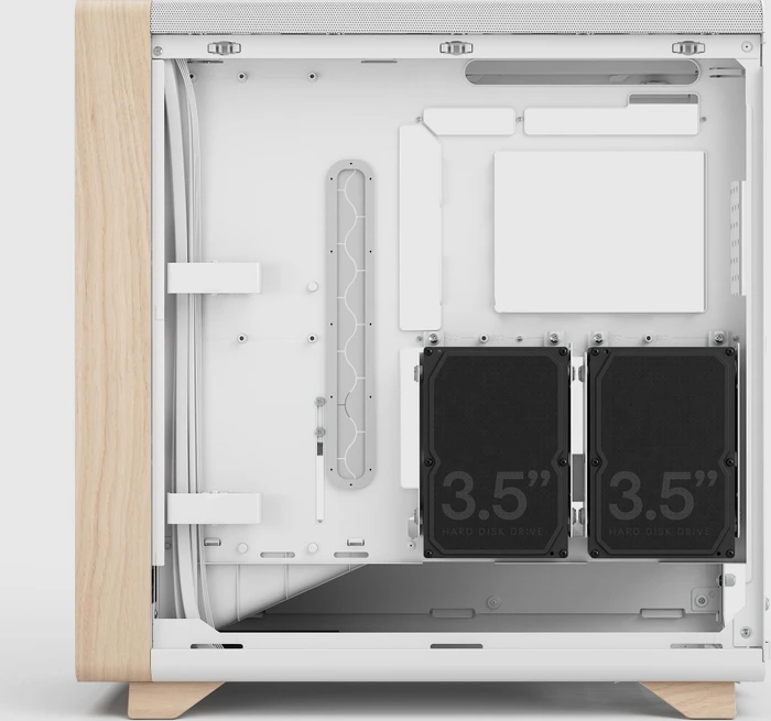 Fractal Design Summit Chalk White TG Clear, Glasfenster