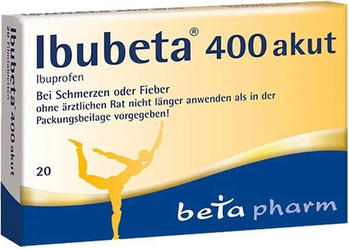 betapharm Ibubeta 400 akut Filmtabletten, 20 Stück