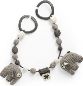 Sebra Fanto Häkel-Kinderwagenkette Classic Grey