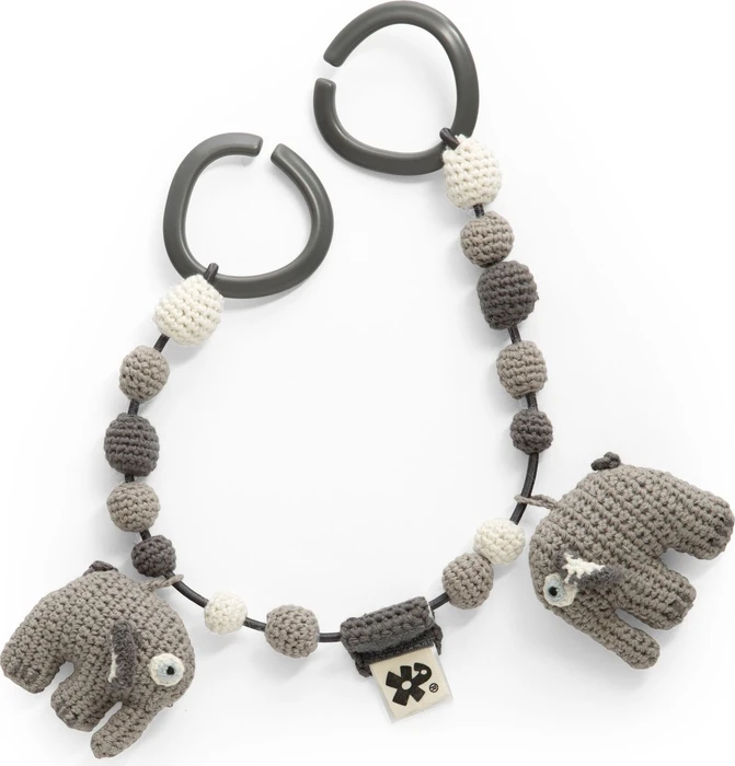 Sebra Fanto Häkel-Kinderwagenkette Classic Grey