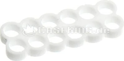 E22 12-Slot Stealth Kabelkamm 4mm, weiß