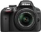 Nikon D3300 schwarz mit Objektiv AF-P DX 18-55mm 3.5-5.6 G VR und AF-S DX 55-200mm 4.0-5.6 G ED II VR Vorschaubild
