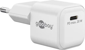 Wentronic Goobay USB-C PD GaN Schnellladegerät Nano 20W weiß