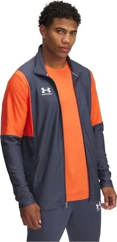 Under Armour Challenger Trainingsjacke downpour grey/fire (Herren)