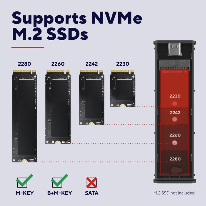 Trust M.2 SSD Enclosure, USB-C 3.1