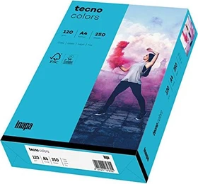 inapa tecno colors Universalpapier blau, A4, 120g/m², 250 Blatt