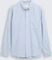 Tom Tailor Regular Fit Logo-Stickerei Hemd langarm blue petrol stripe (Herren) Vorschaubild
