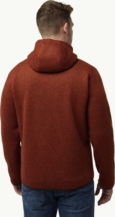 Jack Wolfskin Kaminfeuer Hooded Jacke intense rust (Herren)