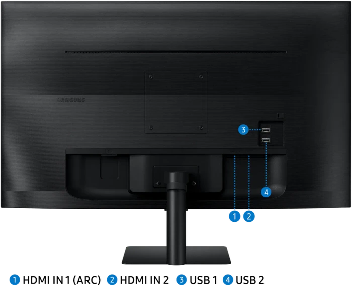 Samsung Smart Monitor M5 M50D (2024), schwarz, 32"