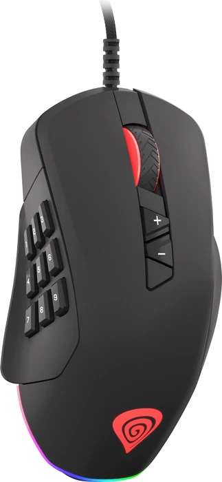 Genesis Xenon 770 Hybrid MMO/FPS Gaming Mouse, USB