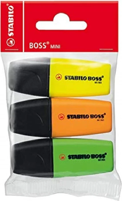 STABILO Boss Mini gelb/orange/grün, 3er-Set (07/3-11) – Bild 2 von 12