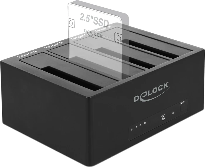 DeLOCK Dockingstation SATA 6Gb/s, USB-B 3.0/eSATA