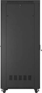 Lanberg 19" Rackschrank 37HE, LCD, freistehend, Flat Pack, V2, Gitternetztür, IP20, RAL 9004, 1000mm tief