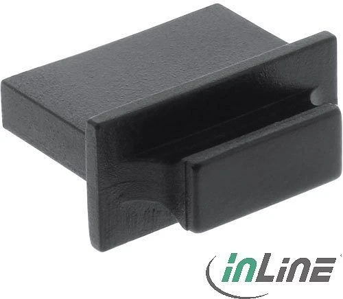 InLine Staubschutz für HDMI Buchse, schwarz, 4 Stück