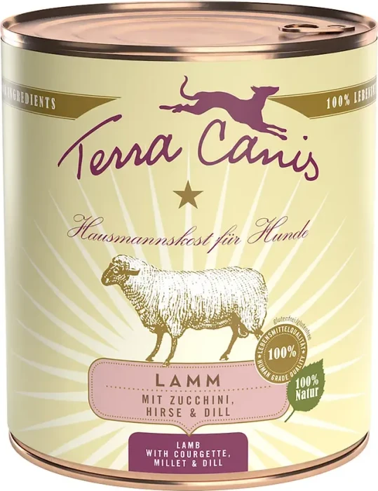 Terra Canis Lamm mit Zucchini, Hirse und Dill, 4.80kg (6x 800g)