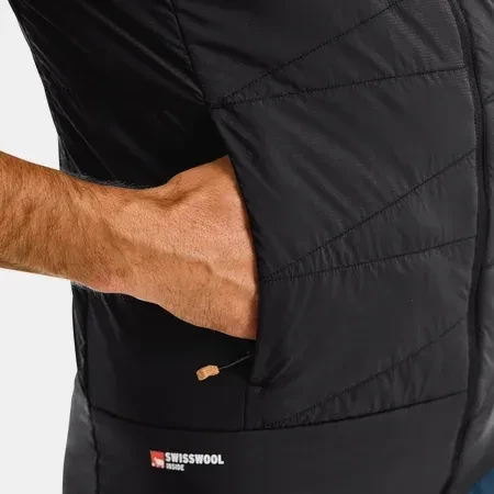 Ortovox Swisswool Piz Duan Funktionsweste black raven (Herren)