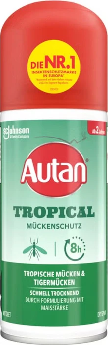 Autan Tropical Dry Spray 100ml