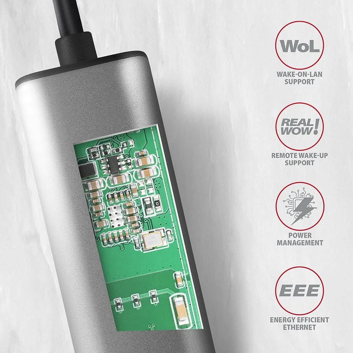 Axagon 2.5G LAN-Adapter, RJ-45, USB-A 3.0 [Stecker]