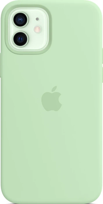 Apple Silikon Case mit MagSafe für iPhone 12/iPhone 12 Pro Pistazie