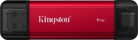 Kingston Dual Portable SSD 1TB rot, USB-A + USB-C, USB 3.2 Gen 2×1