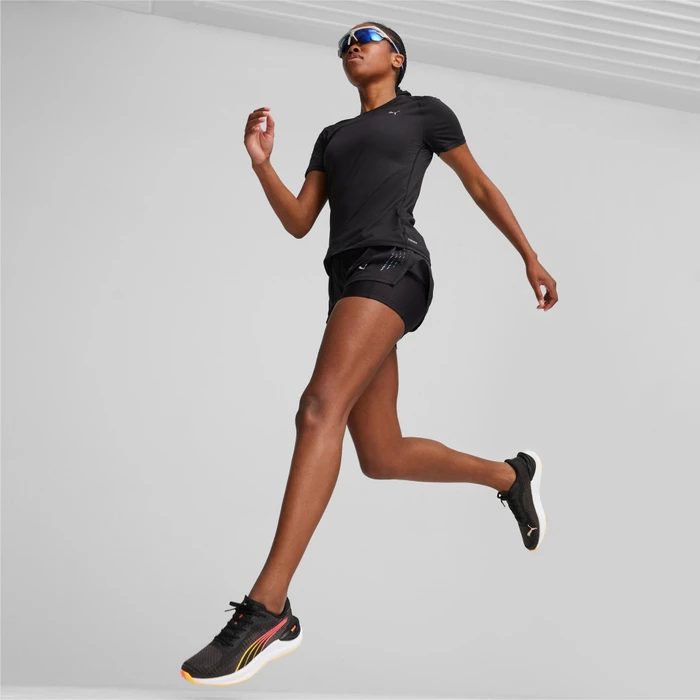 Puma Electrify NITRO 3 puma black/sun stream/sunset glow (Damen)