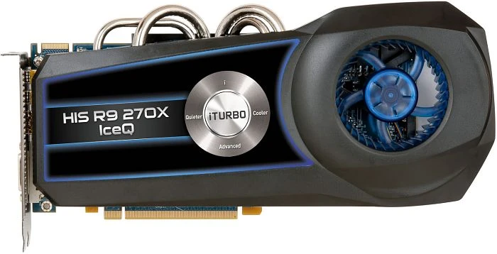 HIS Radeon R9 270X IceQ Boost Clock, 2GB GDDR5, DVI, HDMI, 2x mDP