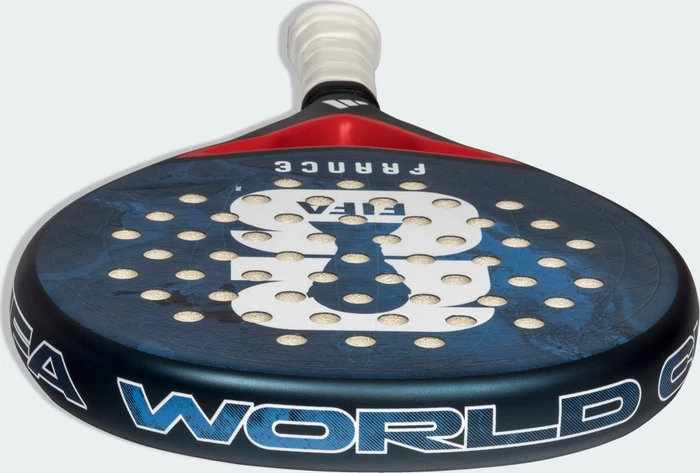adidas FRA OLP WC2026 Padel-Tennisschläger victory blue/true blue/solar red/white