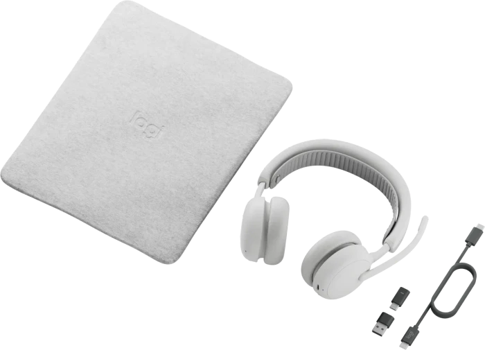 Logitech Zone Wireless 2 ES for Business, Teams, grauweiß