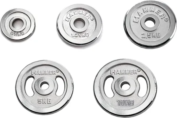 Hammer Chrom 30mm Hantelscheibe 0.5kg