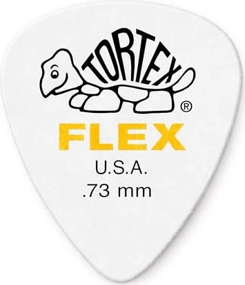 Dunlop Tortex Flex Pick, .73mm, 72-Pack