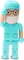Diverse USB-Sticks Cartoon Arzt mit Mundschutz 32GB grün, USB-A, USB 2.0 Vorschaubild