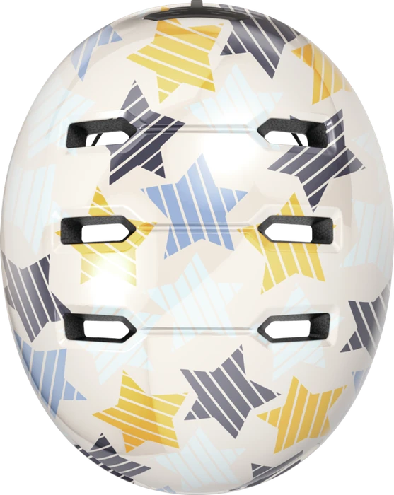 ABUS Skurb Kinderhelm grey stars