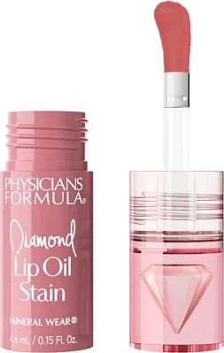 Physicians Formula Mineral Wear Diamond Lip Oil Stain radiant rose, 4.6ml