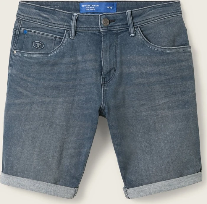 Tom Tailor Josh Jeansshorts Jeans dark stone blue grey denim (Herren)