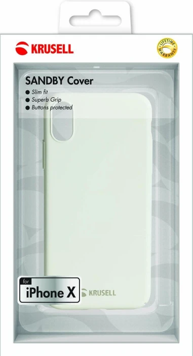 Krusell Sandby für Apple iPhone X beige