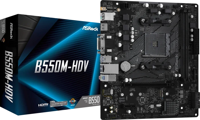 ASRock B550M-HDV (AMD AM4)