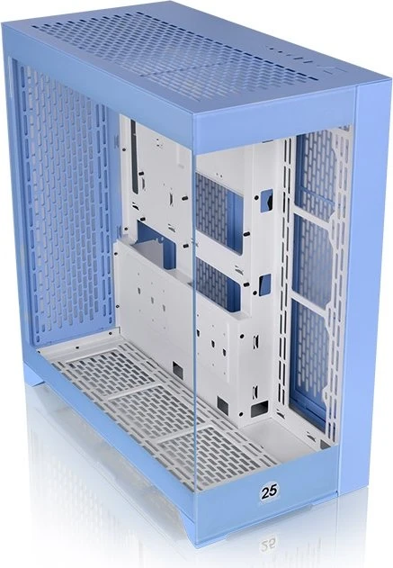 Thermaltake CTE E600 MX Hydrangea Blue, blau, Glasfenster