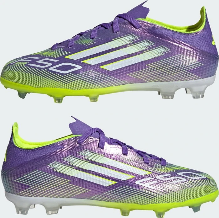 adidas F50 Elite FG purple rush/cloud white/lucid lemon (Junior)