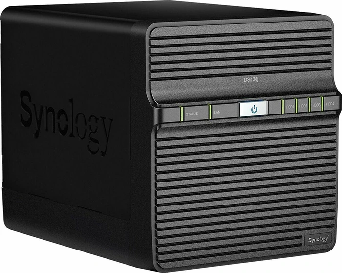 Synology DiskStation DS420j, 1GB RAM, 1x RJ-45 1000Base-T, 2x USB-A 3.0