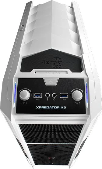AeroCool XPredator X3 White Edition, Acrylfenster