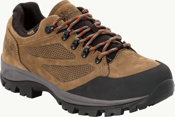 Jack Wolfskin Rebellion Texapore Low braun/rot (Herren)
