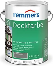 Remmers Deckfarbe dunkelgrau, 2.5l