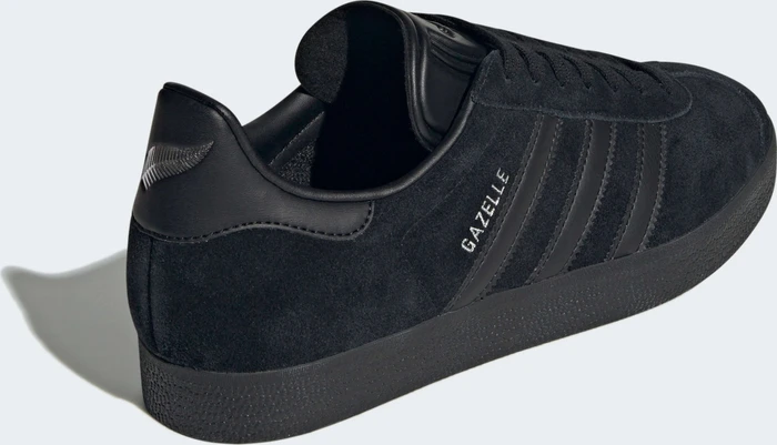 adidas New Zealand Rugby Gazelle all black/silver metallic