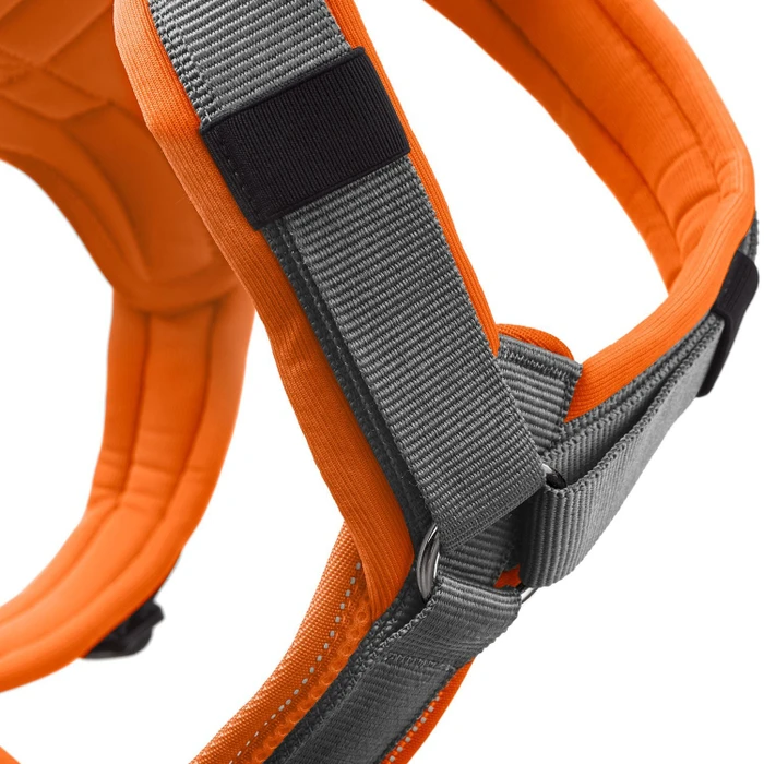 Hunter Geschirr Maldon Up, S-M, orange/grau